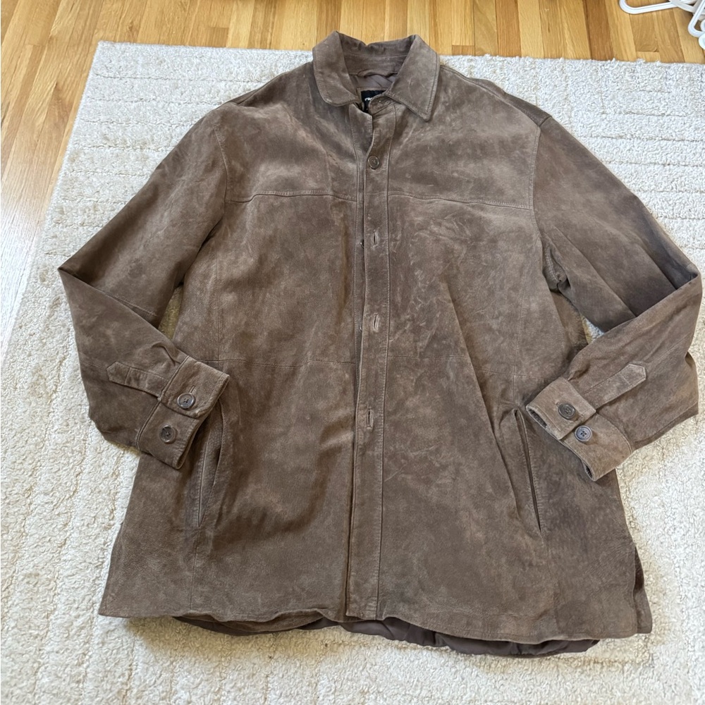 Men's Brown Suede Jacket